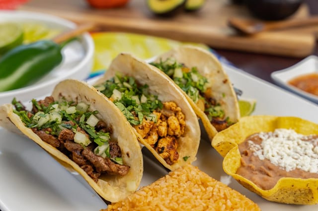 Mexican Tacos Entrée (3).