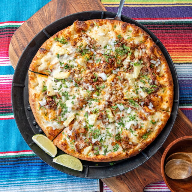 Small La Bestia Mexicana Pizza.
