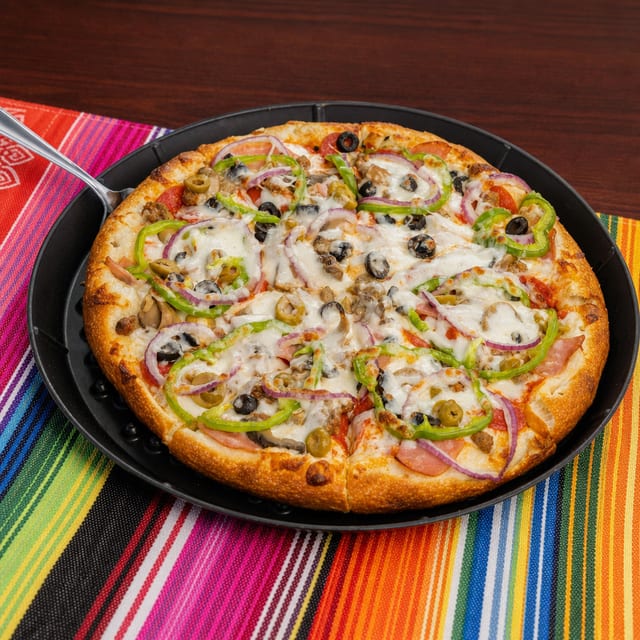 Medium The House Supreme Pizza.